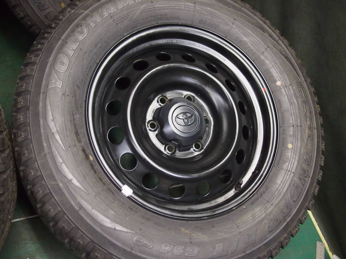 トヨタ ハイラックス GUN125 純正 17インチ スチール 7.5J ヨコハマ 
