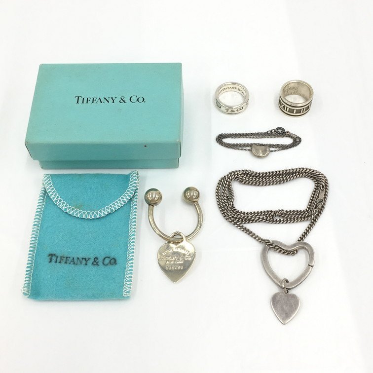 Tiffany&Co. ティファニー SV925 リング ネックレス キーリング 5点