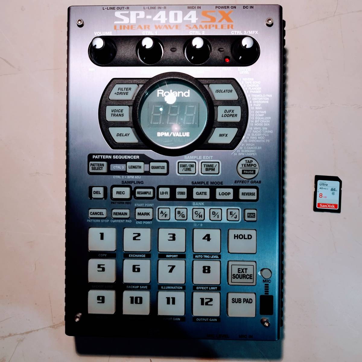 ローランド Roland SP-404sx 美品 完動品 SP-404SX Roland Sampler Linear Wave ) ローランド ( ROLAND | 10周年