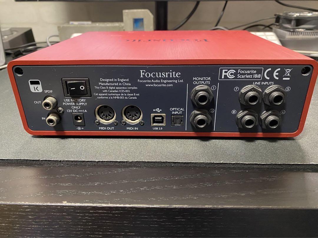 FOCUSRITE Scarlett 18i8 オーディオインターフェース Scarlett 18i8