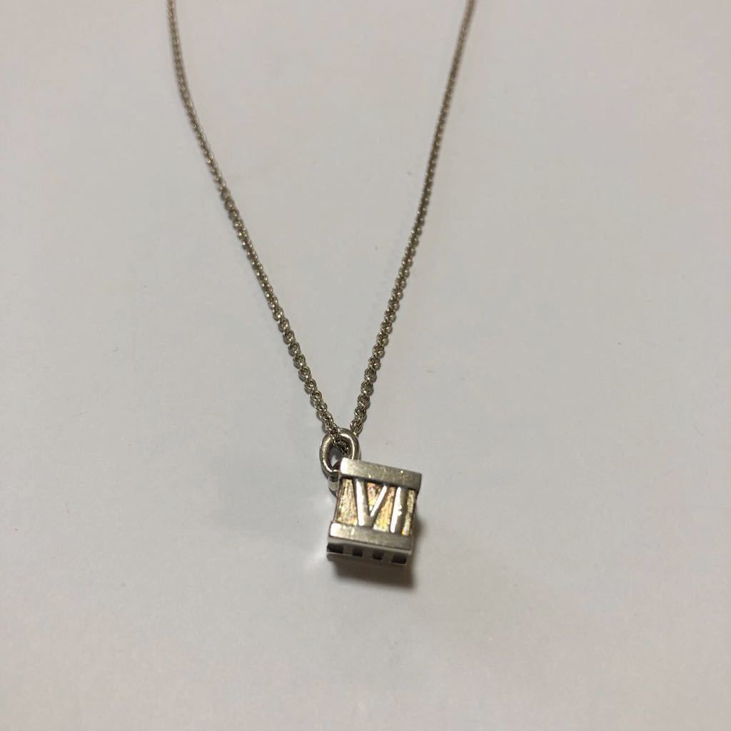 ☆Tiffany&Co ティファニー☆ネックレス アトラス キューブ☆SILVER 