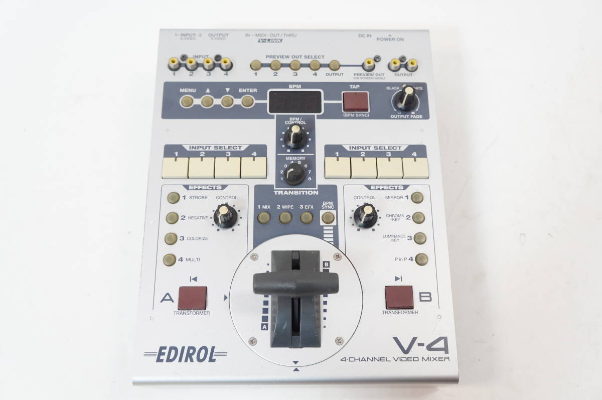 Roland Edirol V-4 4 Channel Video Mixer Switcher Serial SN#BX14398