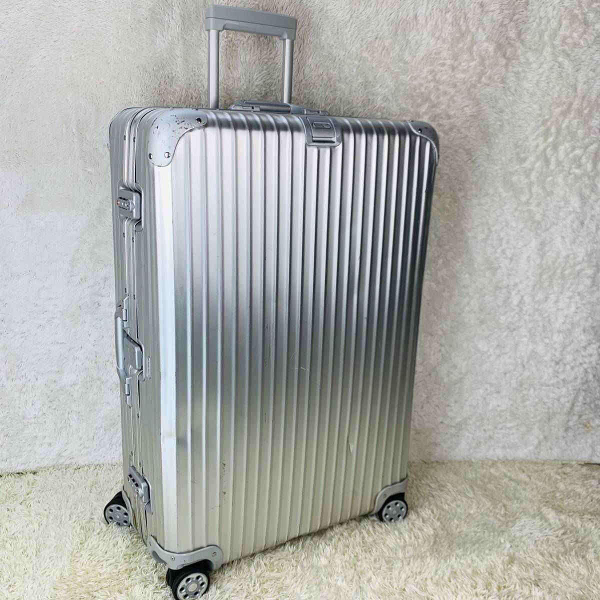 美品】RIMOWA リモワ TOPAS トパーズ 98L 4輪 TSAロック チェックイン 
