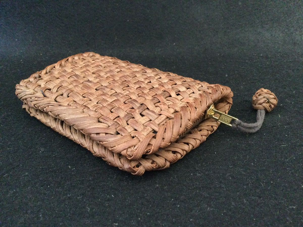 山葡萄/純国産/財布/小銭入れ/手編み/ハンドメイド/天然素材/雑貨/カゴバッグ