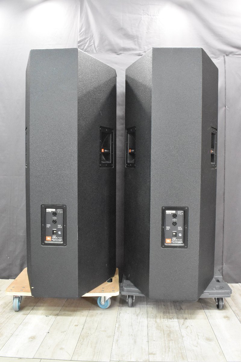 ◇直s4684 中古品 JBL ジェービーエル デュアル 15インチ パッシブスピーカー SRX725 ペア ②【宮城県岩沼市】 直接引取orチャーター便