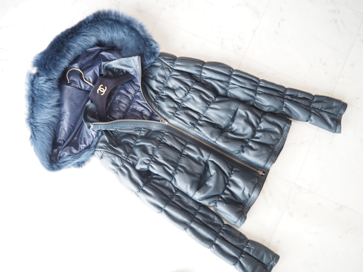 極美品 エンポリオアルマーニ 羊革 ラムレザー ライダース ジャケット 42 赤 EMPORIO ラムレザー ARMANI エンポリオアルマーニ ARMANI（レザー