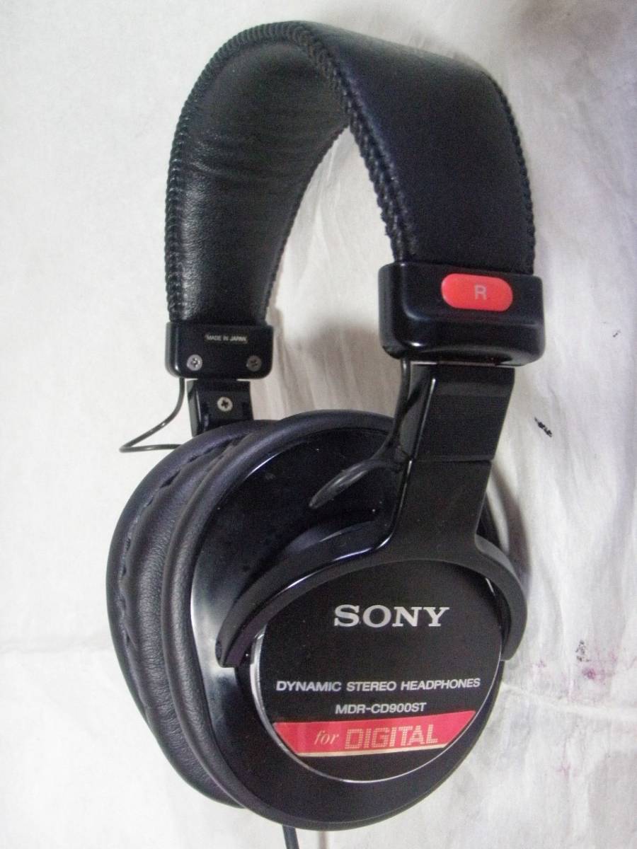 SONY MDR-CD900ST 新品互換イヤーパッド交換済 音出確認済 114 SONY MDR-CD900ST 新品互換イヤーパッド交換済 音出確認済 モニター