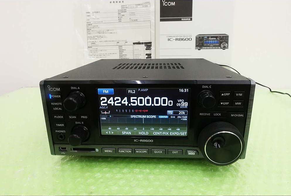  IC-R8600 ICOM 0.1 3000MHz デジタル受信にも対応 メーカーメンテ済み 極上 品 1月4日 発送(受信機)｜売買されたオークション情報、yahooの商品情報をアーカイブ公開 - オークファン 受信機