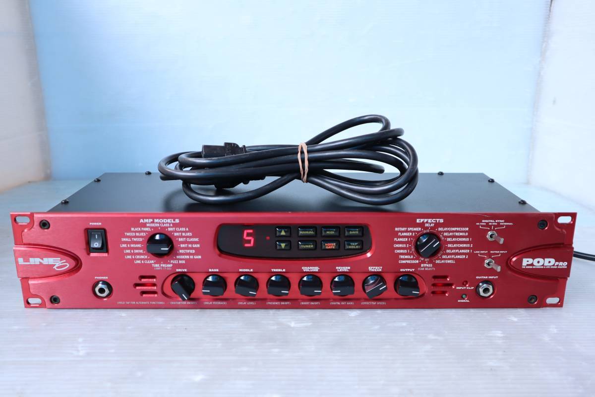 E3916 Y Line6 POD PRO アンプシミュレーター マルチエフェクター POD