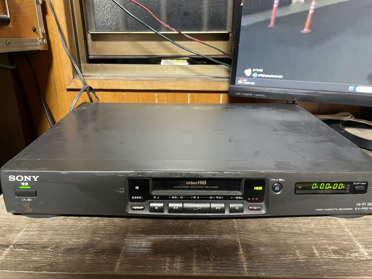ジャンク！ ソニー/SONY EV-PR2 Hi-8デッキ EV-PR2 SONY ソニー 8ミリ