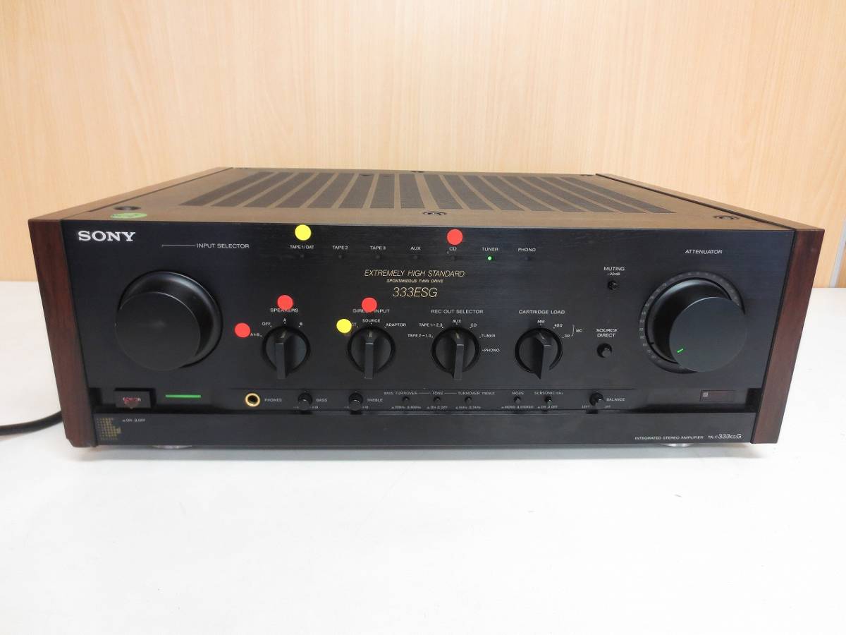 SONY アンプ 音出し確認済み SONY ソニー プリメインアンプ TA-F4 TA