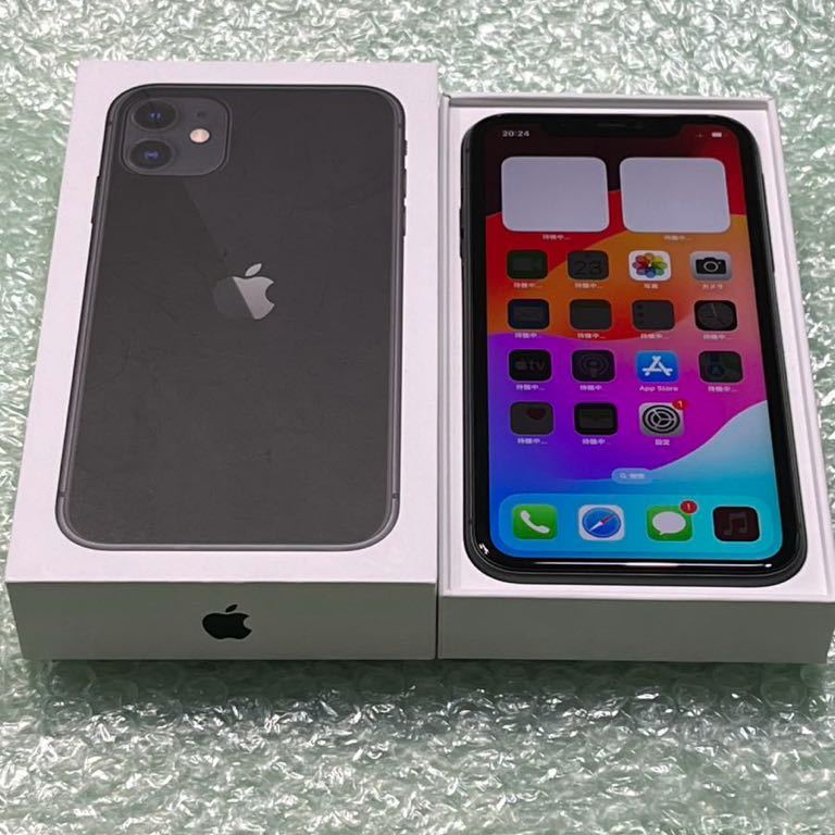 送料無料！ iPhone11 64GB バッテリー87％ SIMロック解除済み