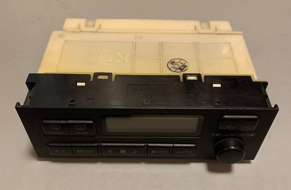 jzx100 エアコン パネル JZX100 エアコンパネル 後期アンバー色 トヨタ