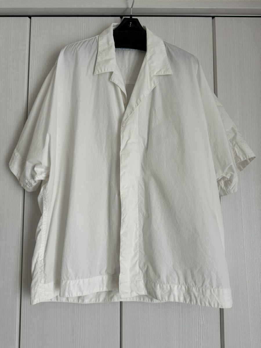 22PRE FW Julius カイトオープンカラーコットンシャツ 787SHM1