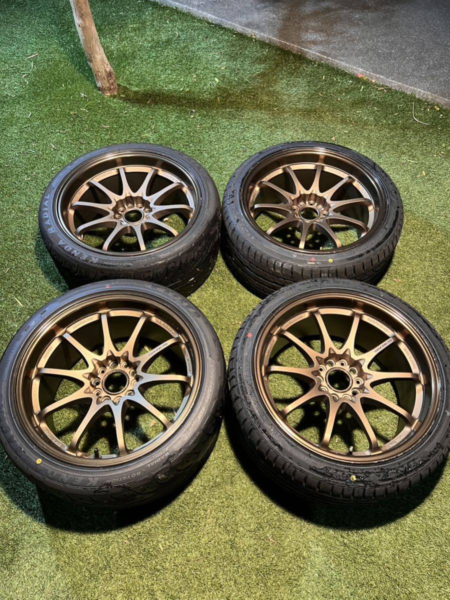 希少 RAYS レイズ ボルクレーシング VOLK RACING CE28 ブロンズ 9.5J +