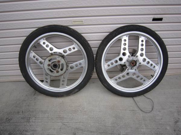 □MBX50□F・Rホイール□レア□当時物□ジャンク□ MBX50FR