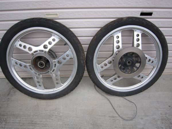 □MBX50□F・Rホイール□レア□当時物□ジャンク□ MBX50FR