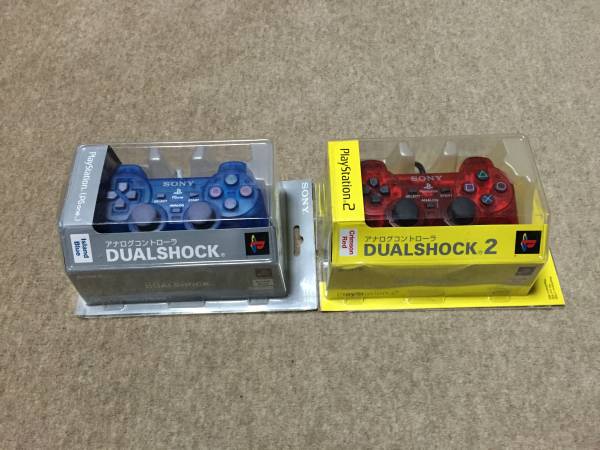 ☆PS2、PSoneコントローラーデュアルショック2個セット新品☆