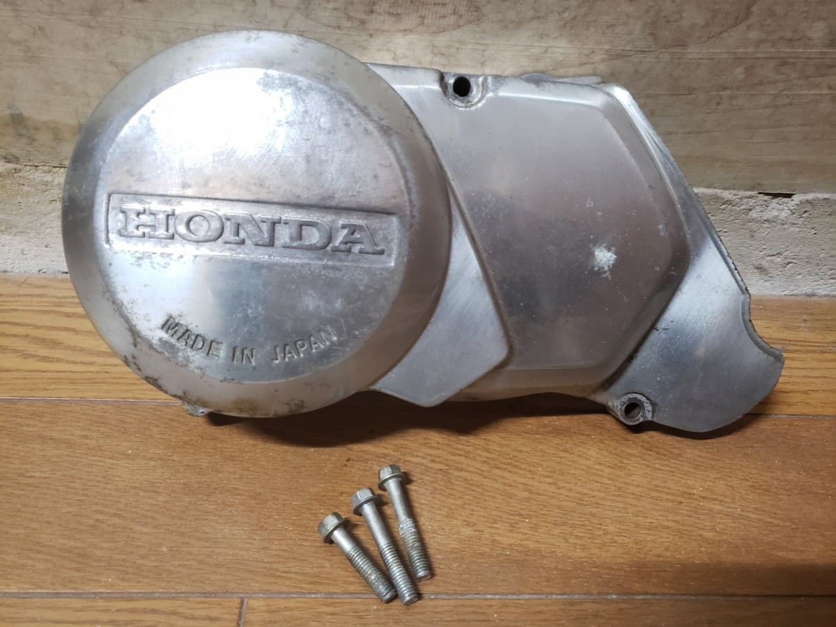 AB27モンキー12V純正ジェネレーターカバー割れなし固定ボルト付き