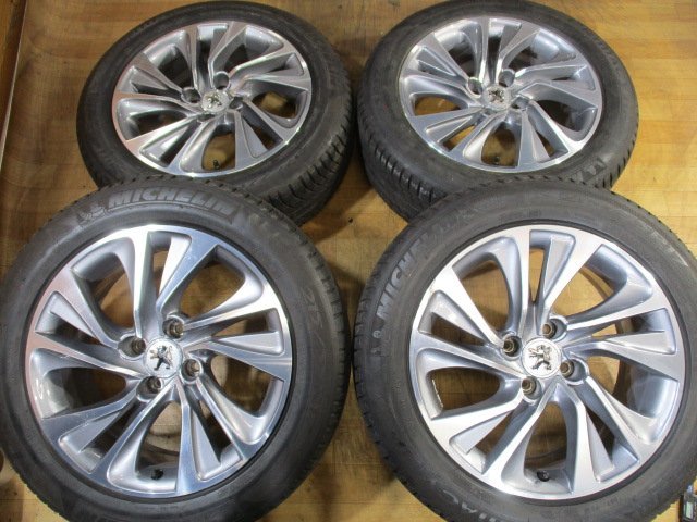 プジョー 流用装着に! シトロエン DS4 シック 純正 ホイール タイヤ 4
