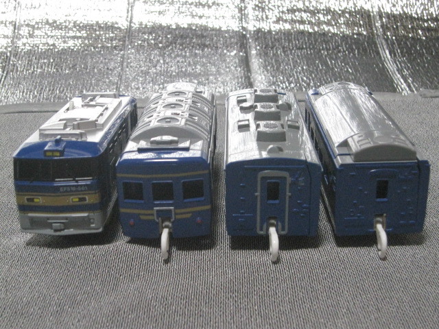 プラレール EF510 北斗星 EF81 カシオペア 4両編成 中古 EF510北斗星