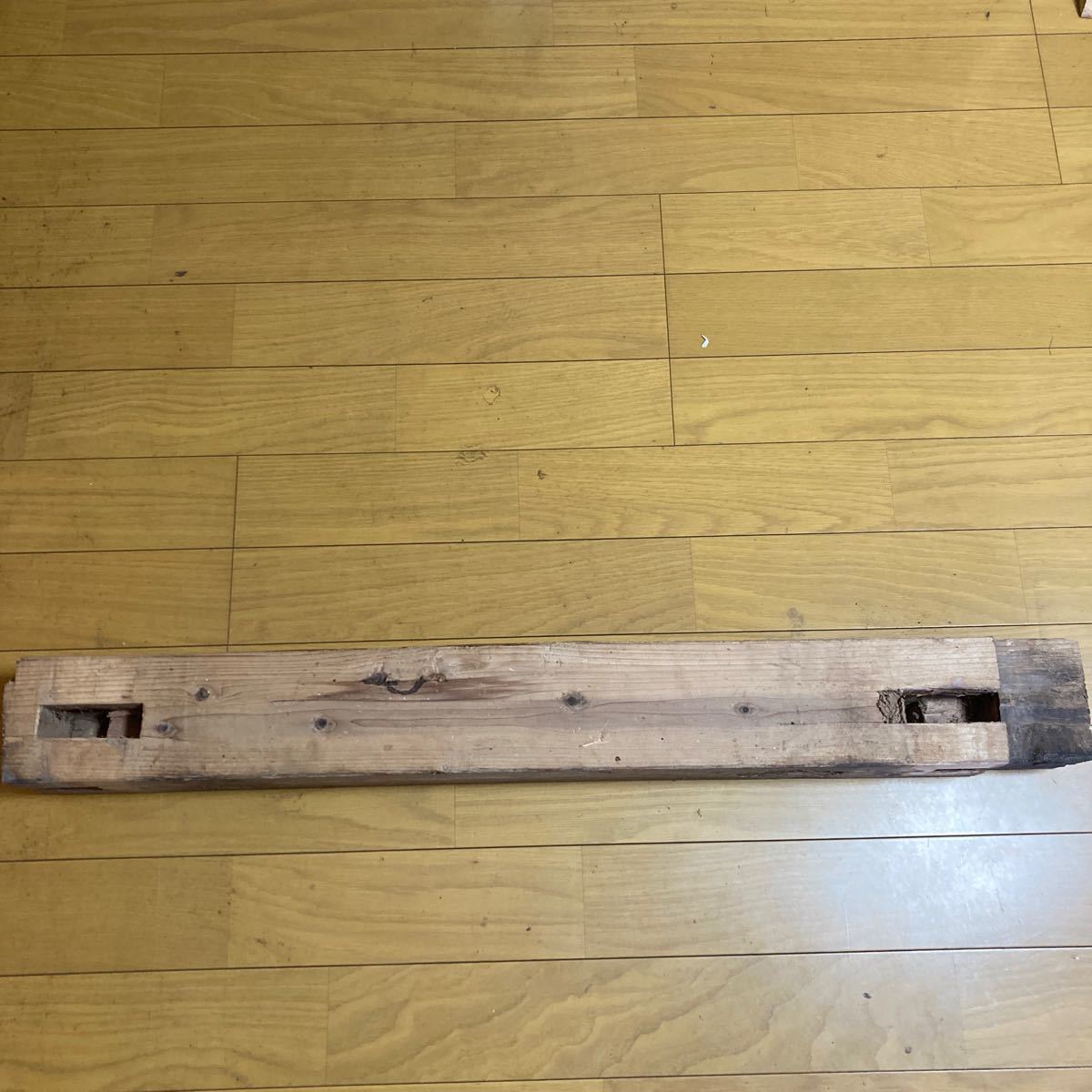 古材　蔵の柱　　厚さ10cm 木材　古民家　diy インテリア　木製　リノベーション　レトロ　アンティーク　明治時代物_8