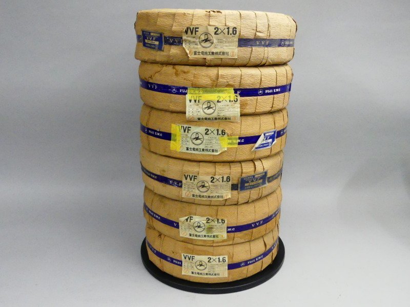 VVF1.6-3C Fケーブル 新品未使用 100M 富士電線 VVFケーブル 1.6mm×