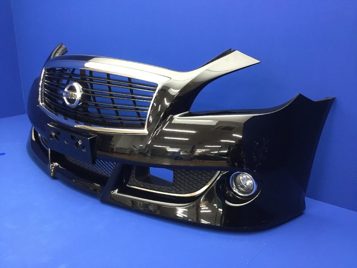 1円スタート！日産 Y51 フーガ 前期 エアロフォルム 純正 フロント