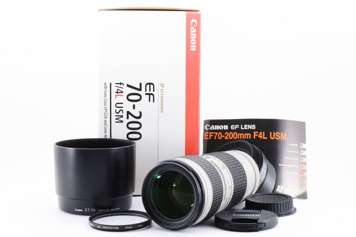 Canon EF 70-200mm F4L IS USM + 保護フィルター付き Amazon.com : Canon EF 70-200mm f/4L IS II USM Lens for Canon
