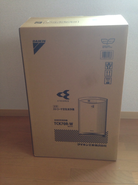 ダイキン 空気清浄機 TCK70R-W