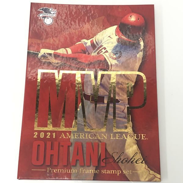 【コレクター必見】大谷 翔平 プレミアムフレーム切手セット 2021年 MVP受賞 Shohei Ohtani 記念切手 日本郵便 エンゼルス DC0①_2