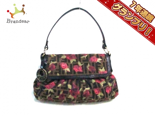 フェンディ ショルダーバッグ 8BR445 花柄 FENDI