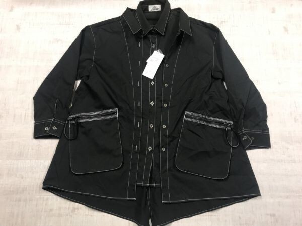 レディース M.&Kyoko 佐藤繊維 ジップアップボンバージャケット 新品未 