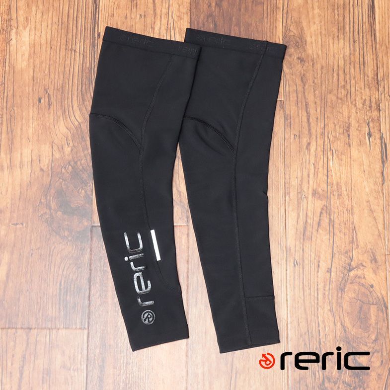 1円/reric/Mサイズ/国産レッグウォーマー 保温 吸湿速乾 UVカット 2WAY 裏起毛VUELTA 防寒 サイクリング /黒/ブラック ...