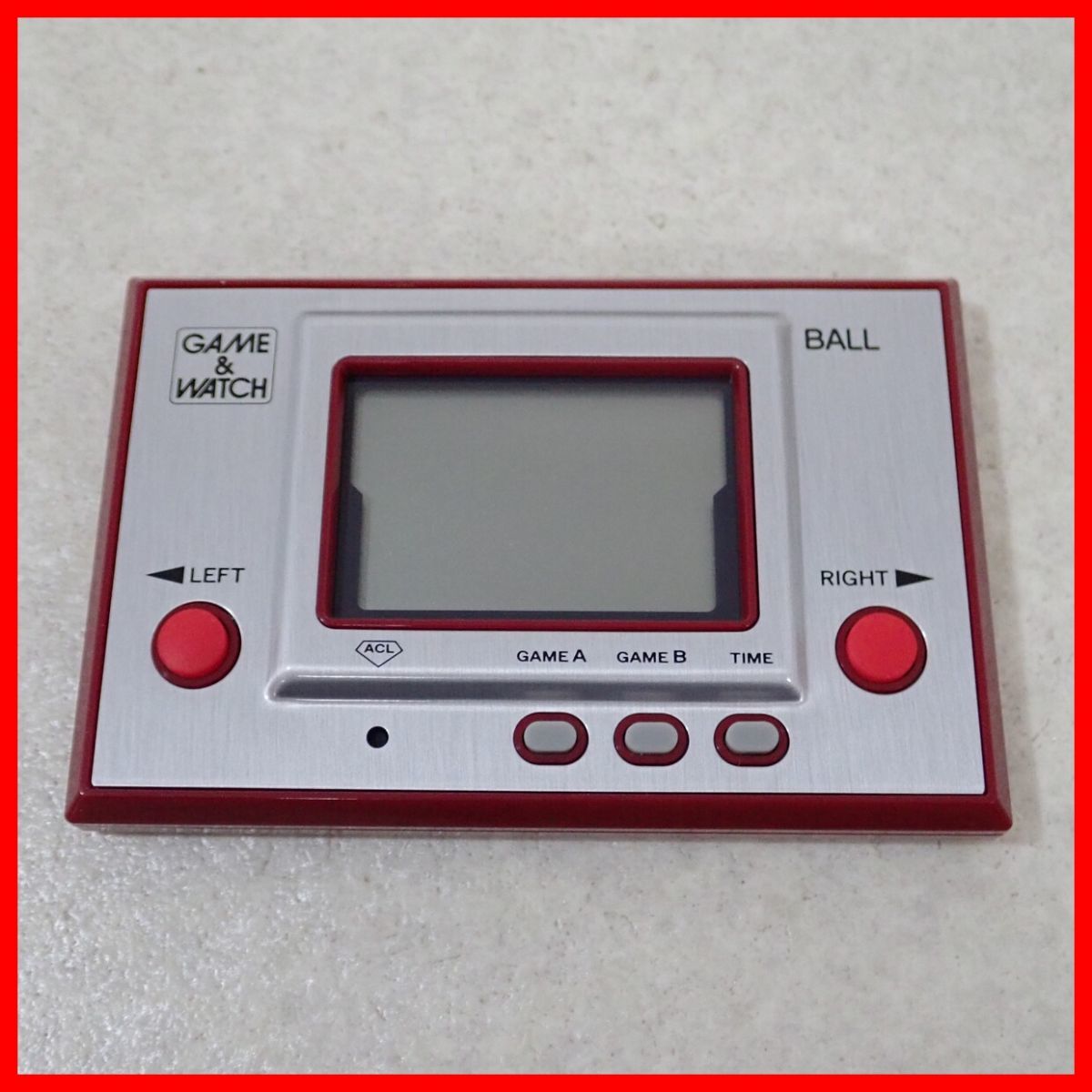 動作品 GAME＆WATCH BALL ゲームウォッチ ボール クラブニンテンドー