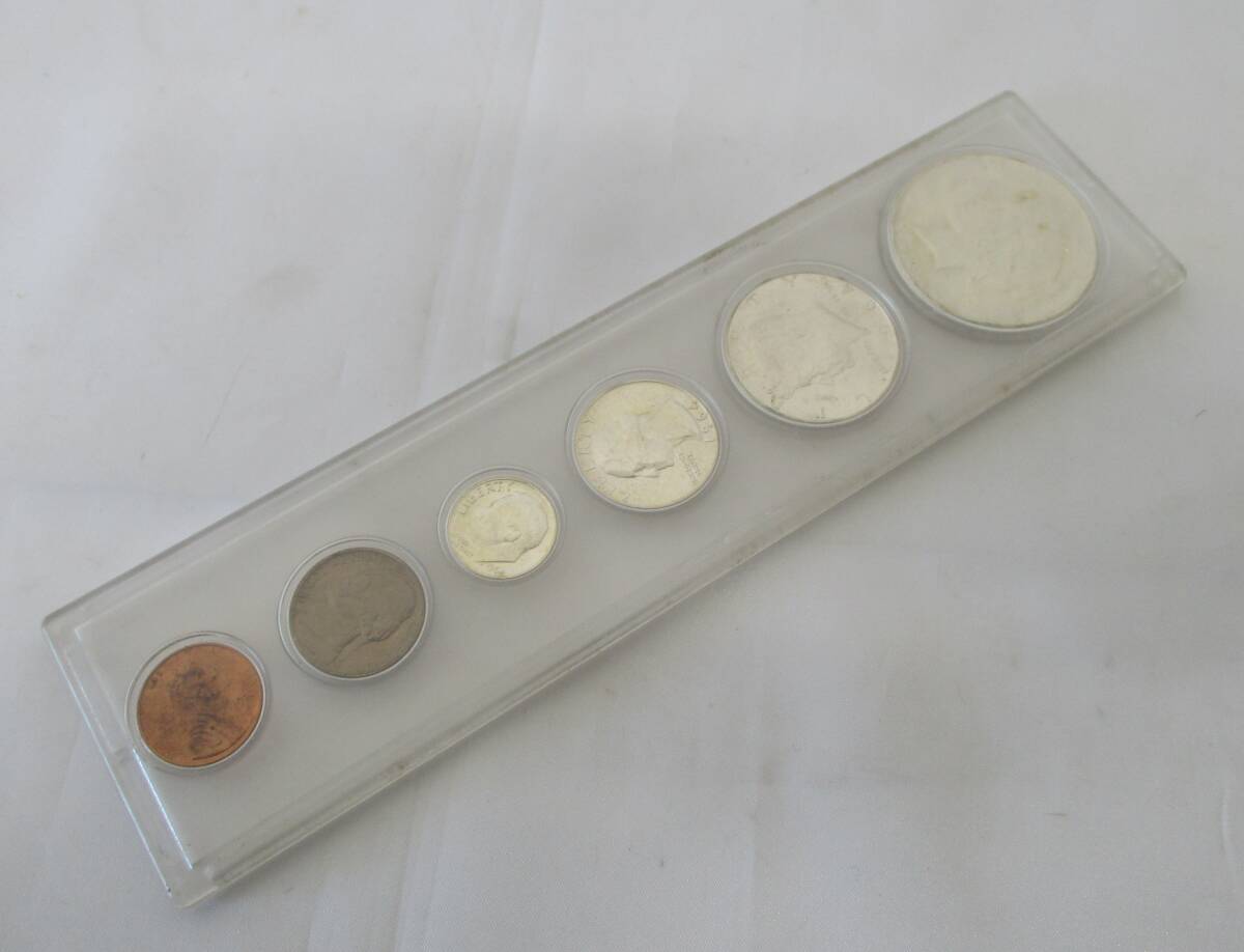 アメリカ　銀貨セット　おまとめ アメリカ コインセット 1922年 1ドル銀貨など 6種 ケース入り(北