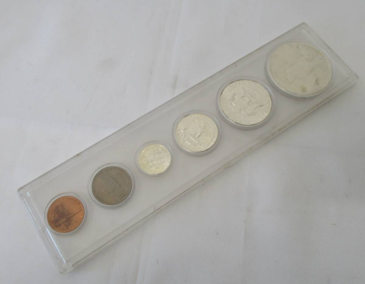 アメリカ コインセット 1922年 1ドル銀貨など 6種 ケース入り(北