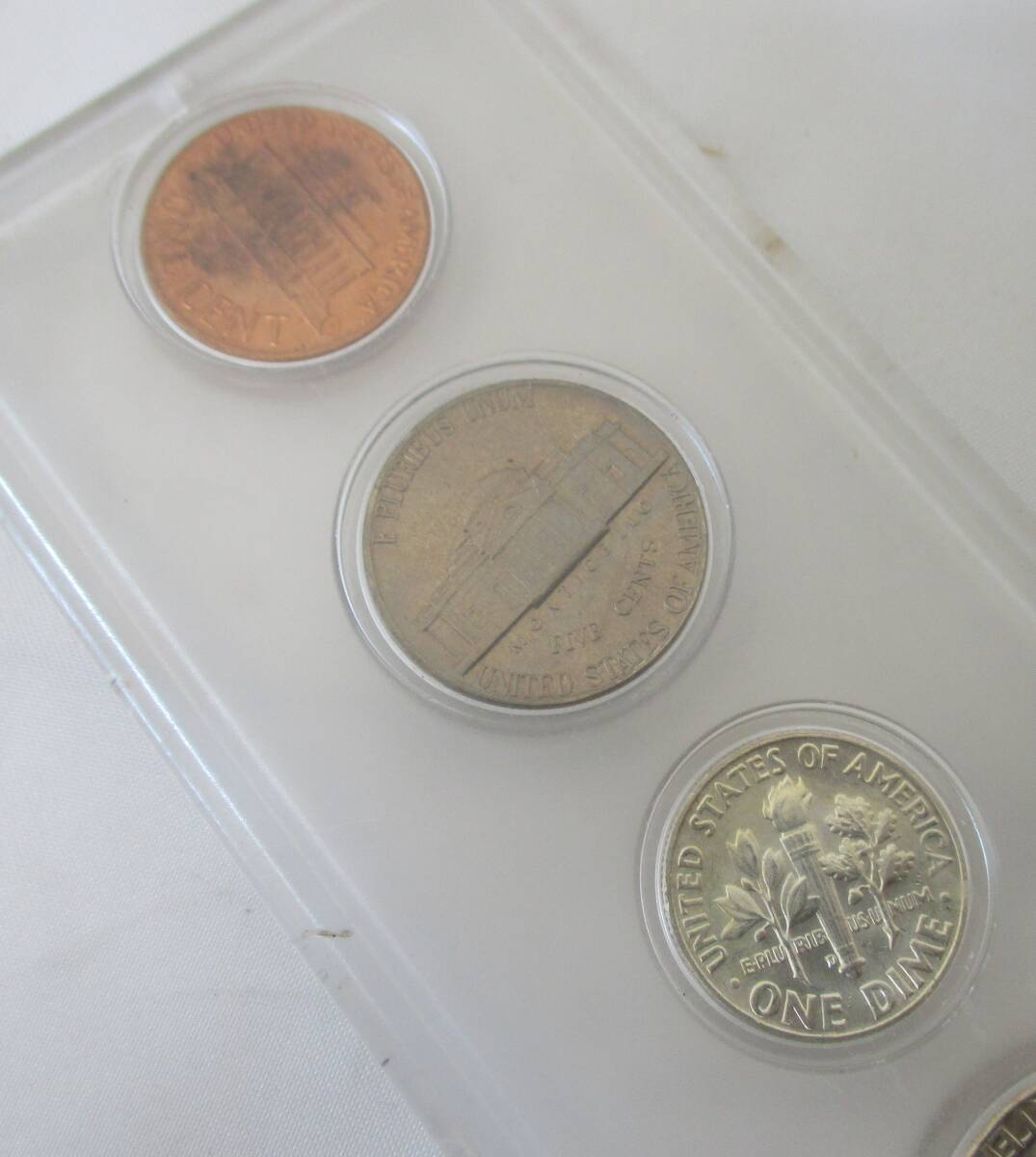 アメリカ コインセット 1922年 1ドル銀貨など 6種 ケース入り(北