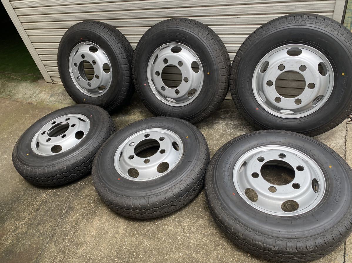 【新作入荷，定番人気】 新車外し TOPY RAEA 1C22 16インチ 5.5K 210 22 E5.5 205/85R16 117/115L LT DUNLOP SP LT5 2022製 バリ山 6本 キャンダー ふそ ダイナ(タイヤ・ホイールセット)｜売買されたオークション情報、yahooの商品情報をア タイヤ・ホイールセット