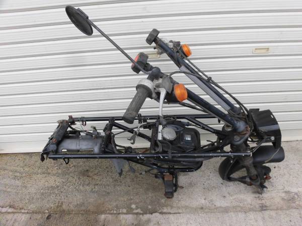 旧車　ホンダ　モトコンポ　フレーム他　販売証明書付　部品取り