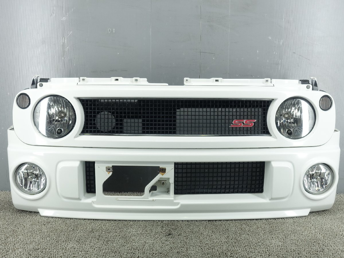 7939 ラパンSS HE21S フロントバンパー/ヘッドライト左右セット 26U