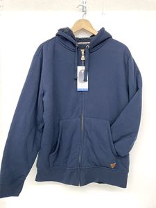 新品■Weatherproof ウェザープルーフ メンズ 裏ボア パーカー L ネイビー 暖かい フルジ
