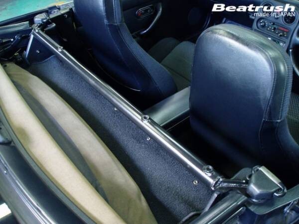 【LAILE/レイル】 Beatrush ブレースバー マツダ ロードスター NB8C/NB6C/NA8C/NA6CE [S85082BB] ブレースバー マツダ ロードスター ステンレスブレースバー KGワークス P.P.F