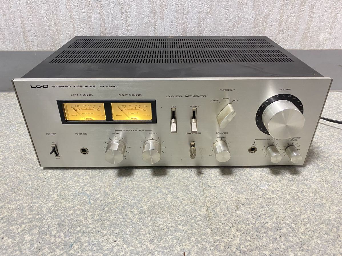 【HITACHI】 Lo-D プリメインアンプ ステレオアンプ HA-380 HITACHI】 Lo-D プリメインアンプ ステレオアンプ HA-380 HITACHI】 Lo