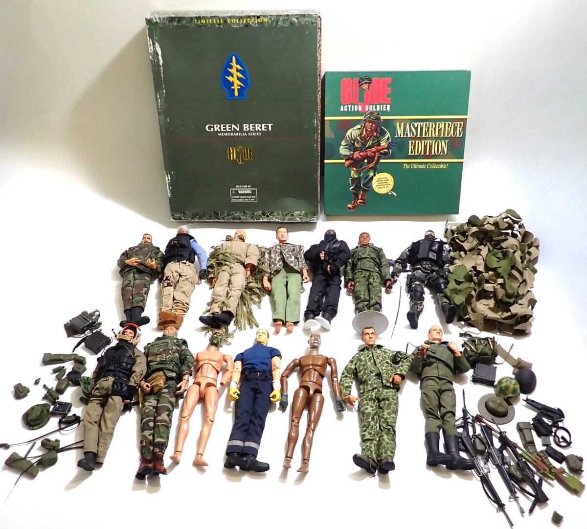 GI JOE G.I.ジョー KAISER CHICAGO 他 ミリタリー フィギュア 14体 +