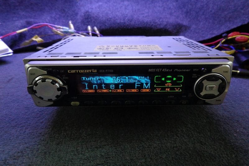 Carrozzeria カロッツェリア 1DIN CDプレーヤー デッキ 旧車 当時物