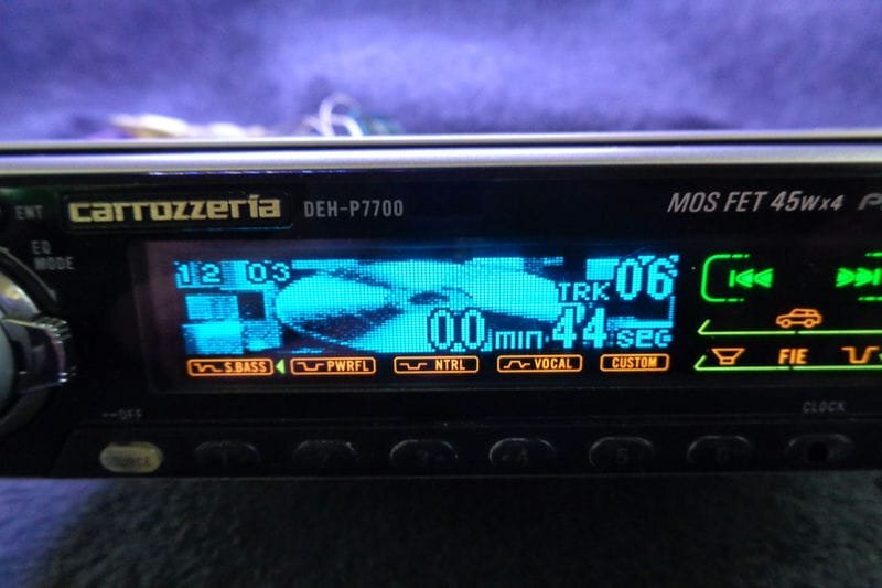 Carrozzeria カロッツェリア 1DIN CDプレーヤー デッキ 旧車 当時物