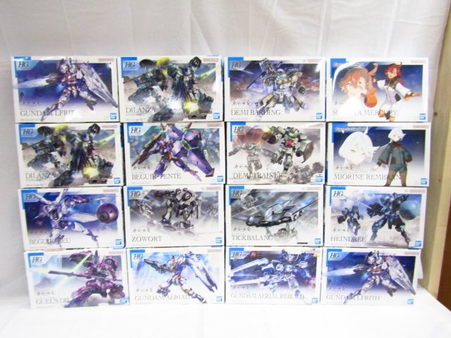 未組立 HG 水星の魔女 ガンプラ セット 大量 まとめ 16個セット まとめ