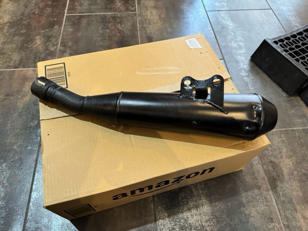 ワンオフ カワサキ 250TR ショート加工 純正マフラー サイレンサー