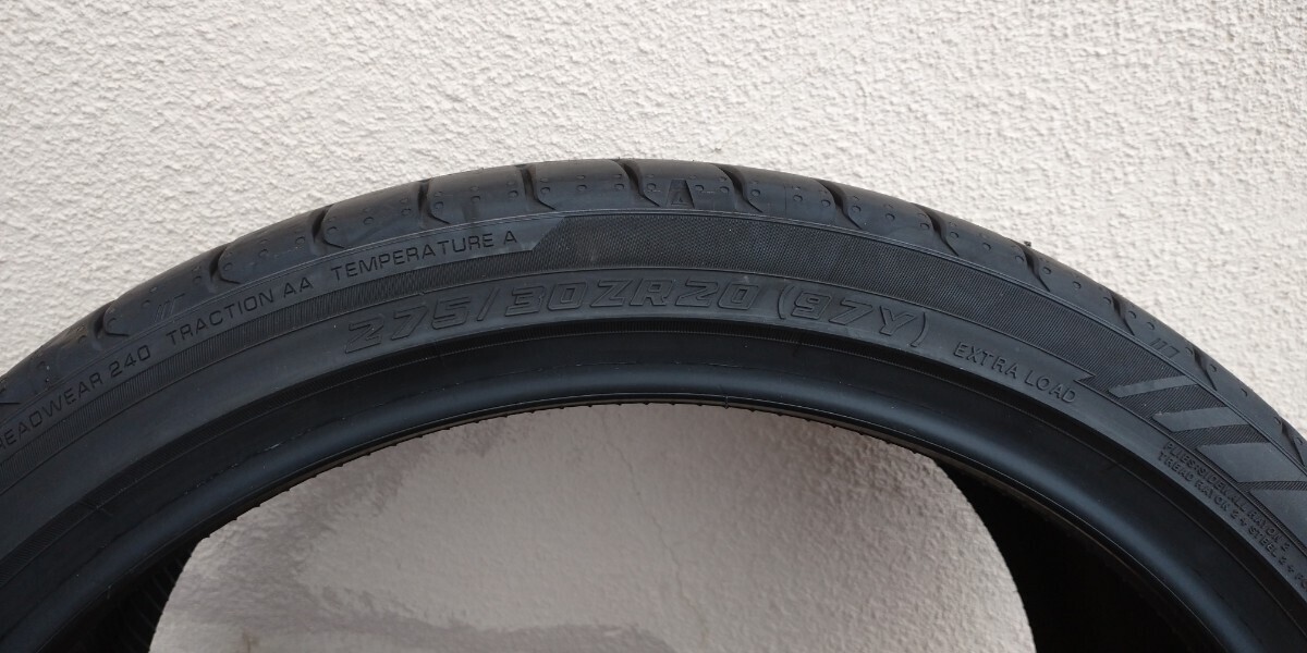 YOKOHAMA ADVANSports V107 275/30R20 2022年製 9.5分山 2本_6